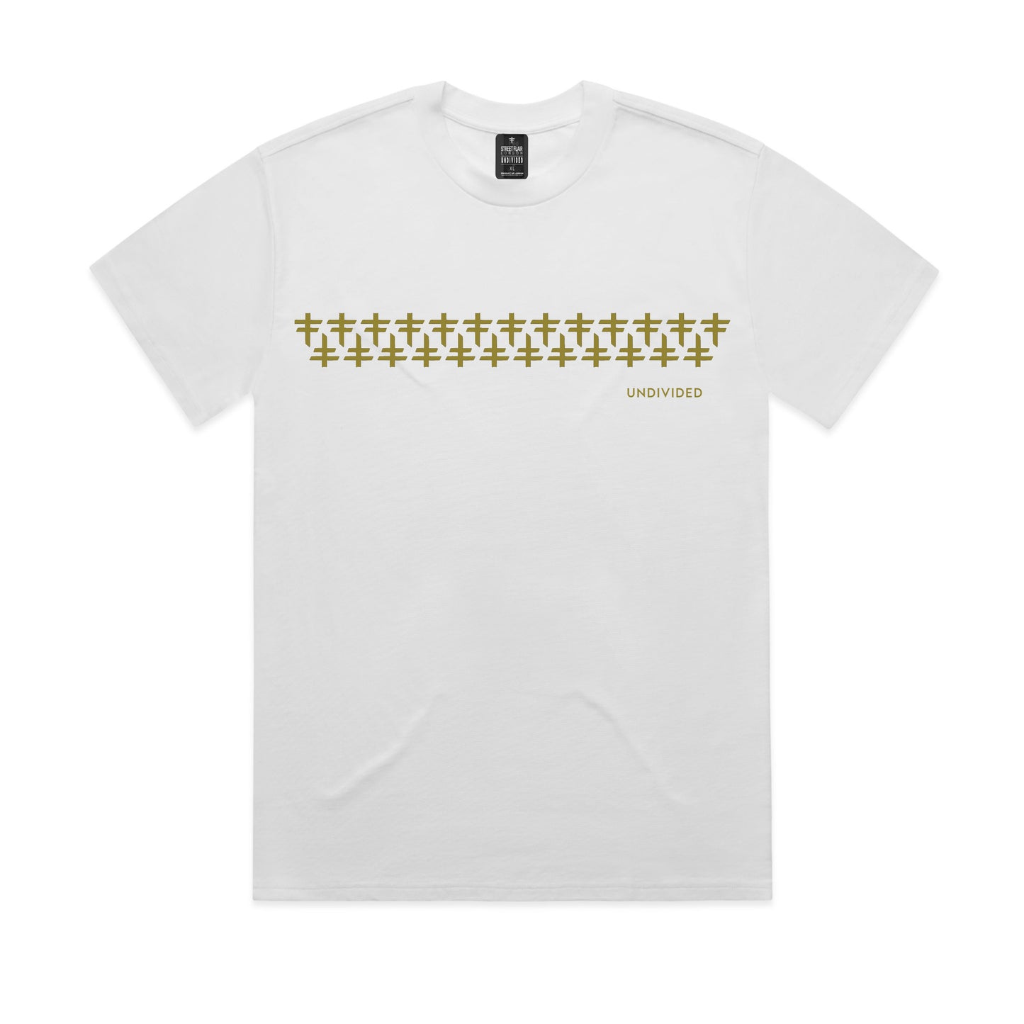 White UNDIVIDED Interlocking T Shirt