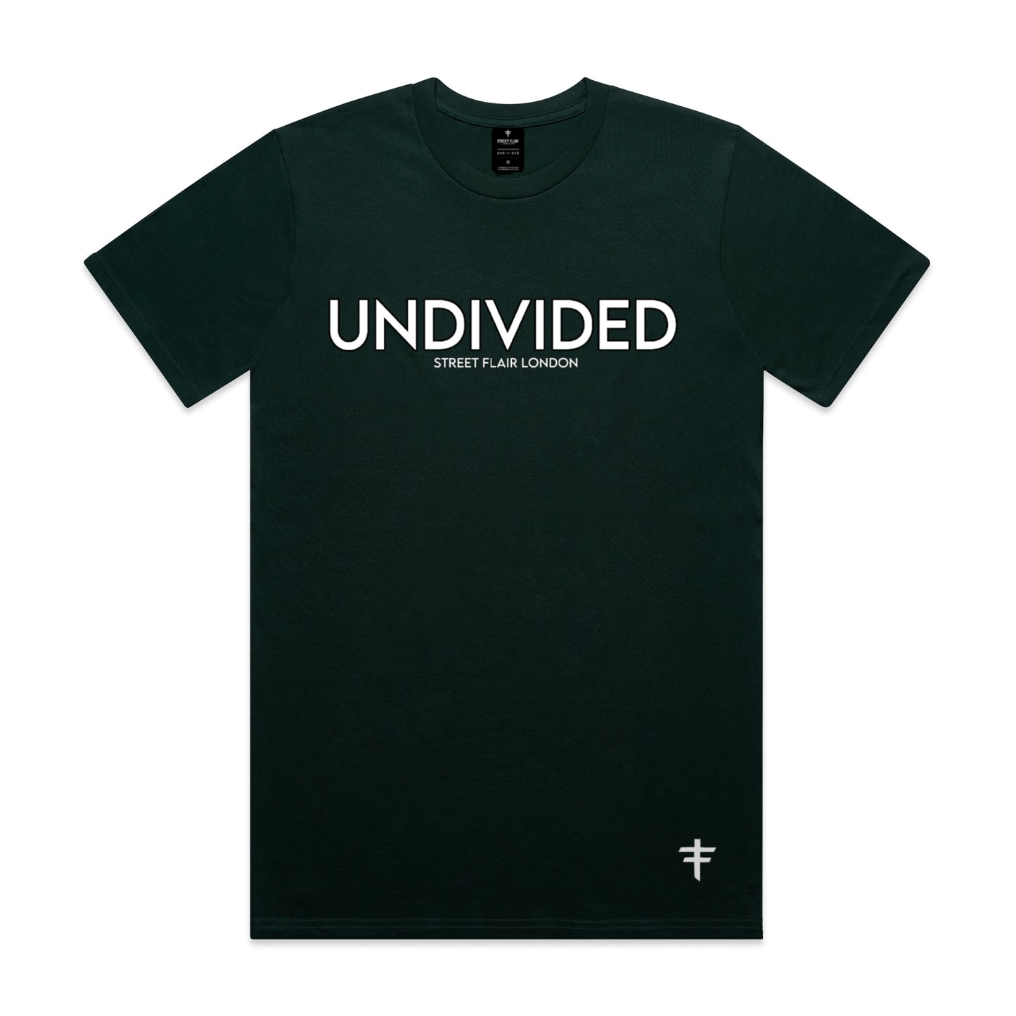 Pine Green UNDIVIDED Ribbed Neck T Shirt