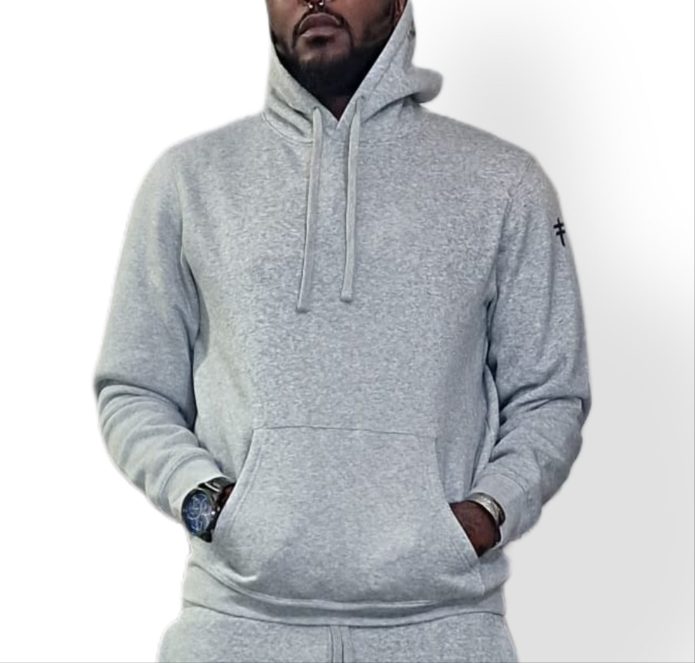 Undivided Heather Grey Hoodie Tracksuit