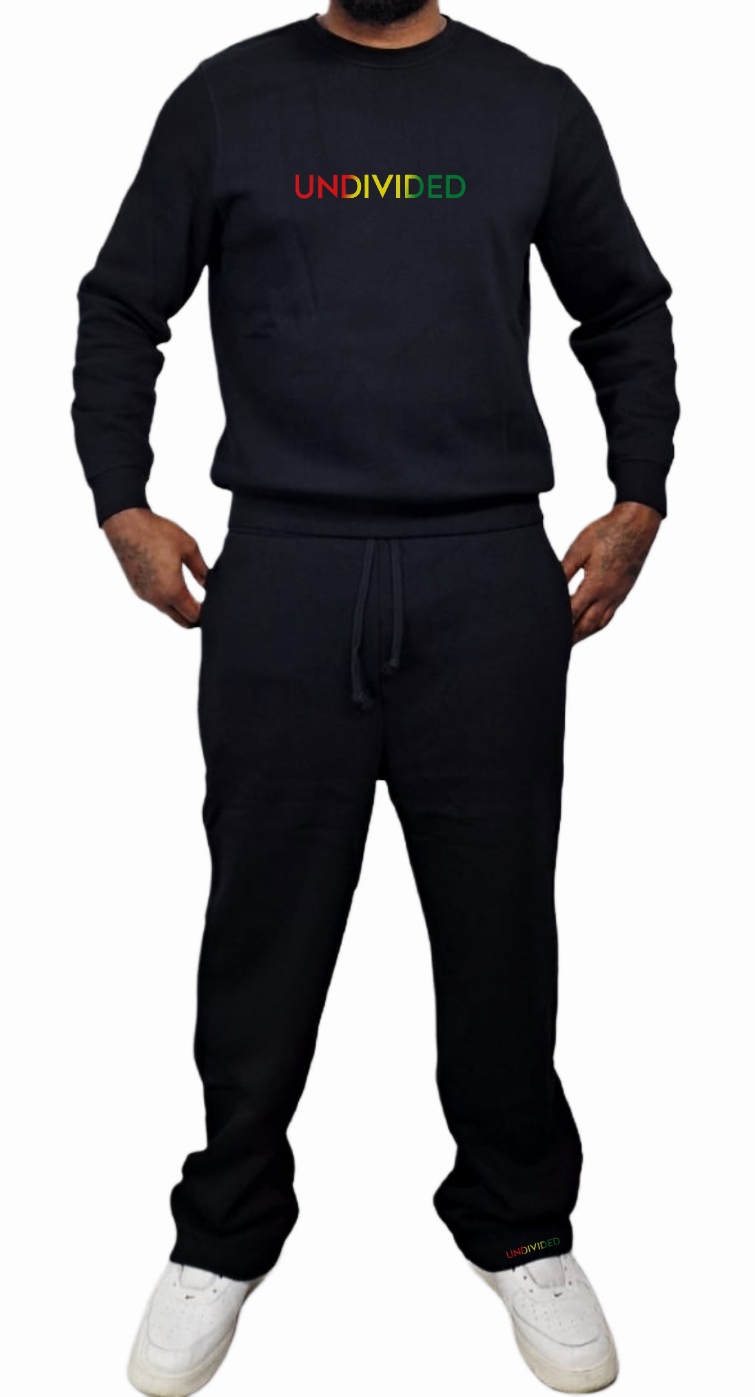 Undivided_Tri-coloured_Print_Black_Jumper