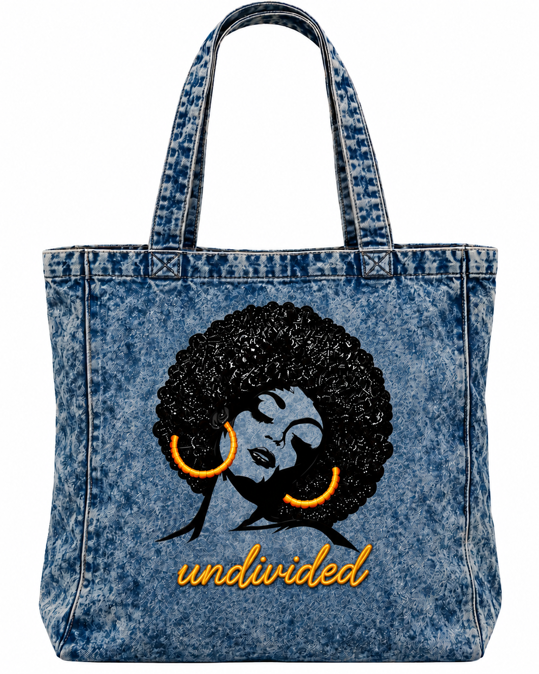Afro Girl Vintage Tote
