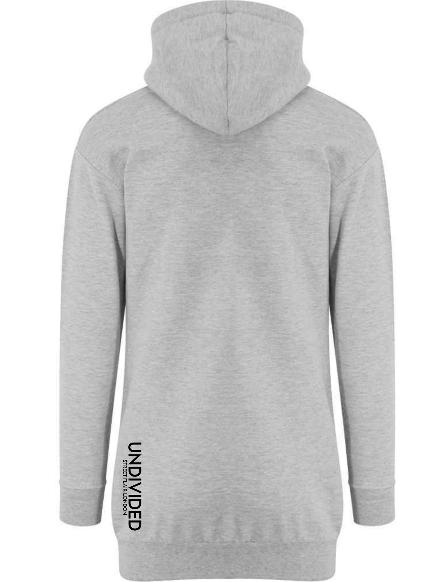 Women's Longline Hoodie (Heather Grey)