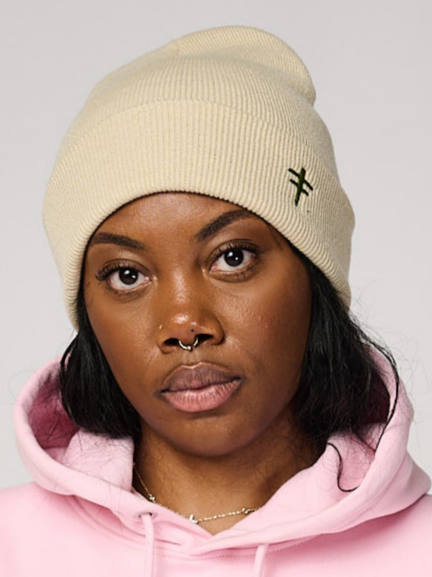 Sand Undivided Beanie