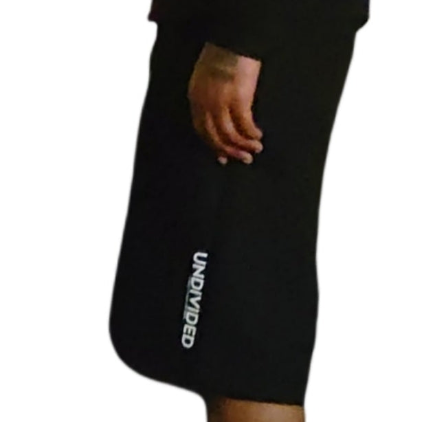 UNDIVIDED Black Tech Fleece Short Tracksuit