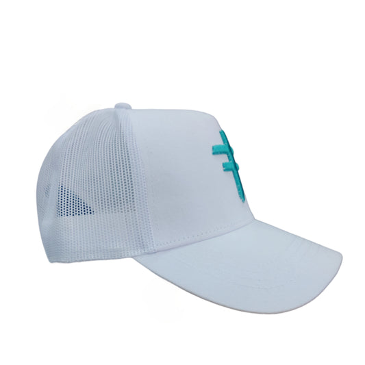 White Trucker Cap