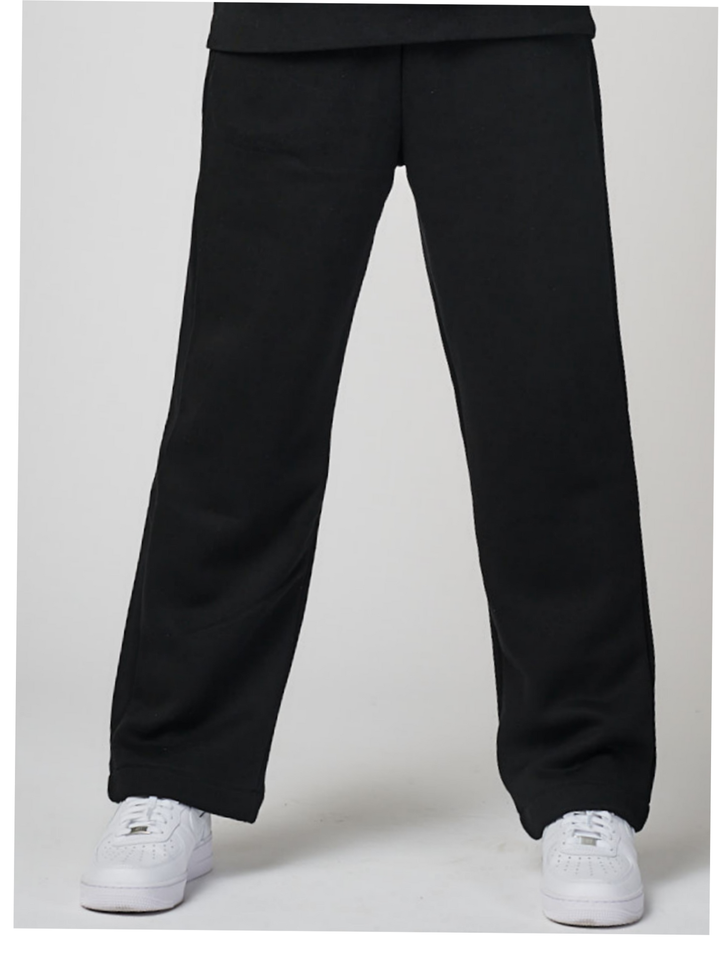 Black Flared Tracksuit Bottoms