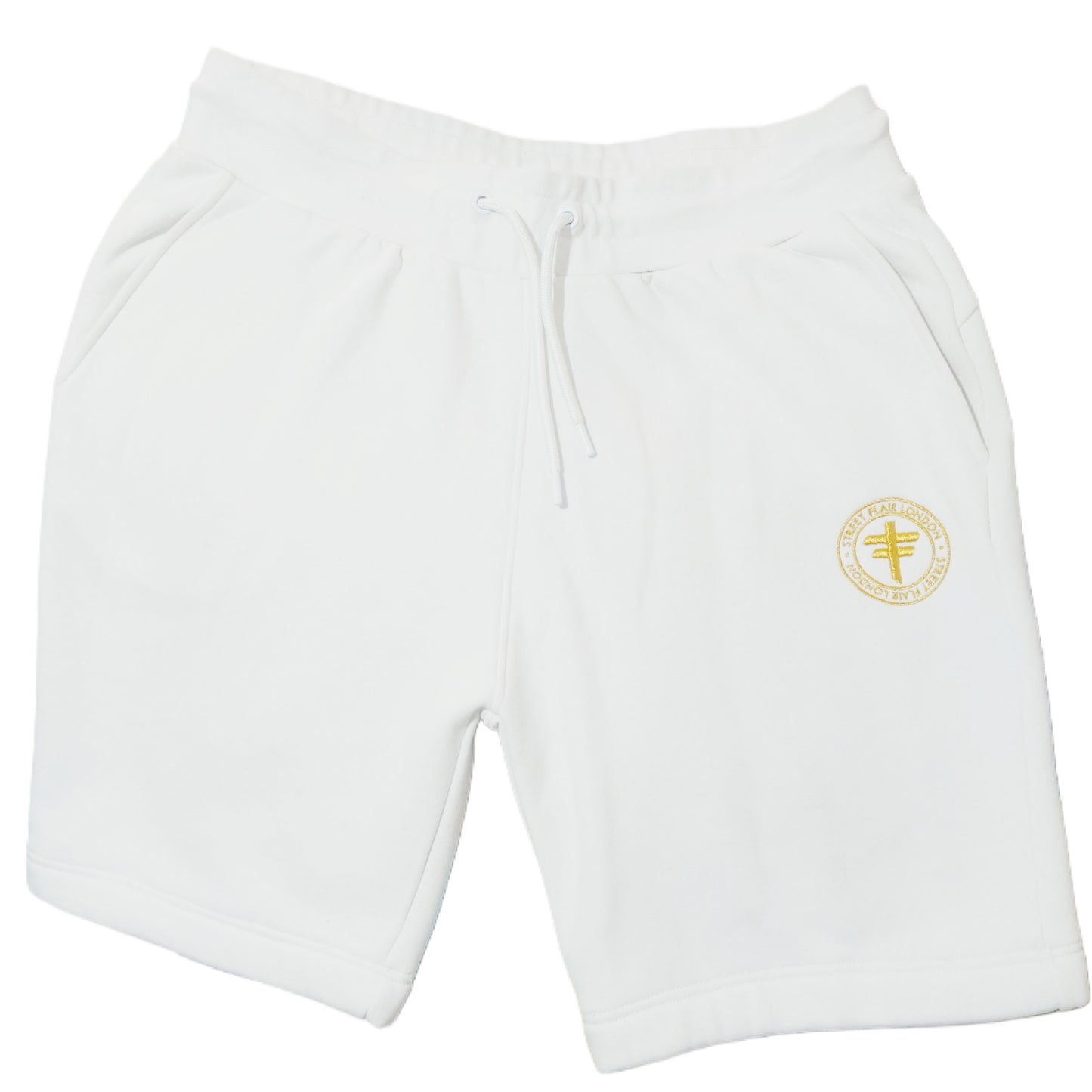 White Jogger Shorts