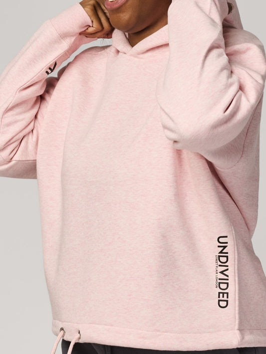 Pink Cropped Hoodie