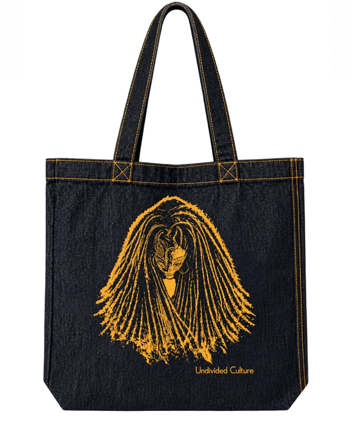 Rasta Girl Dark Denim Tote
