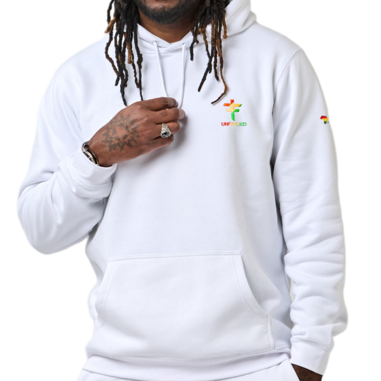 White UNDIVIDED Brushed Fleece Tracksuit