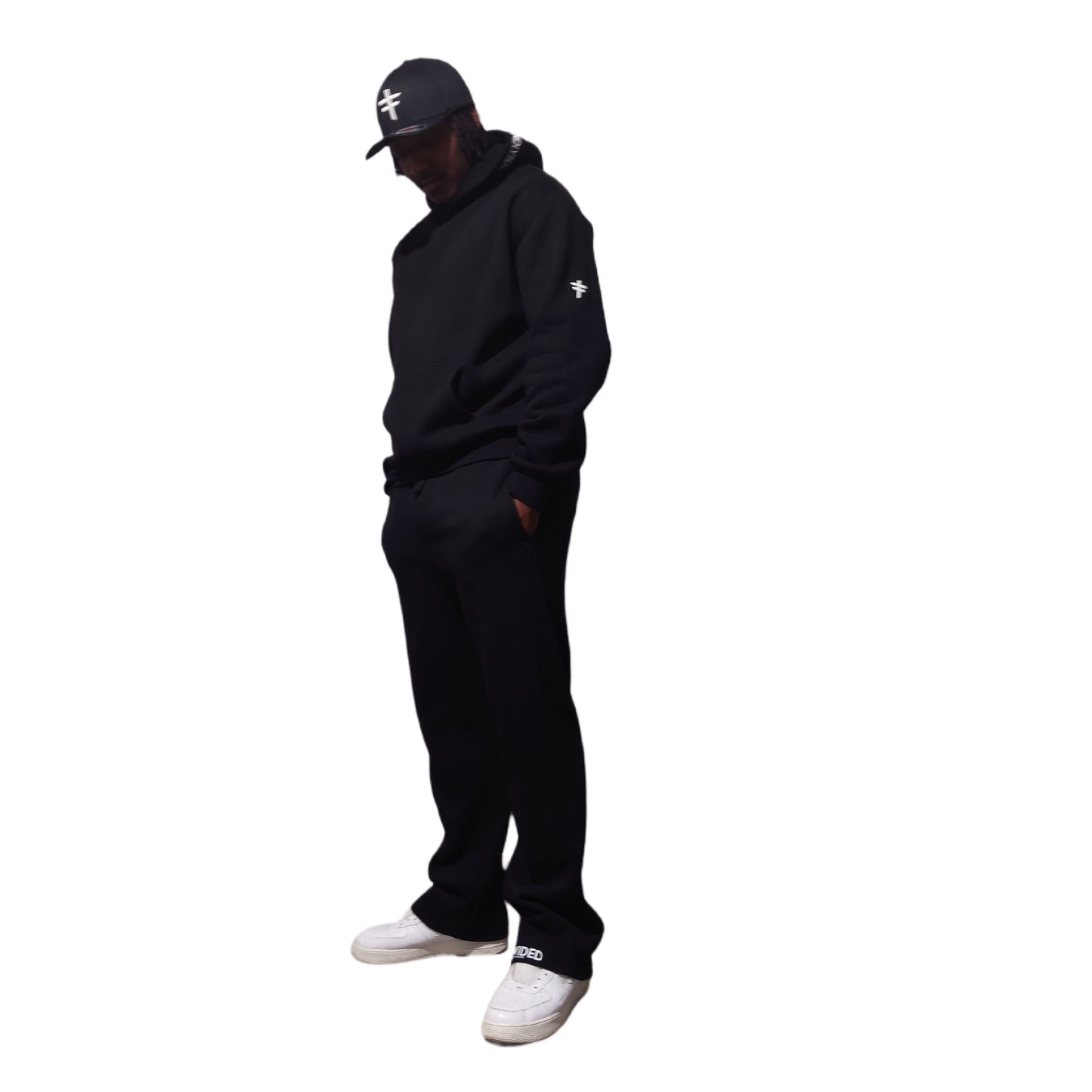 Oversized fit Black Undivided Tracksuit