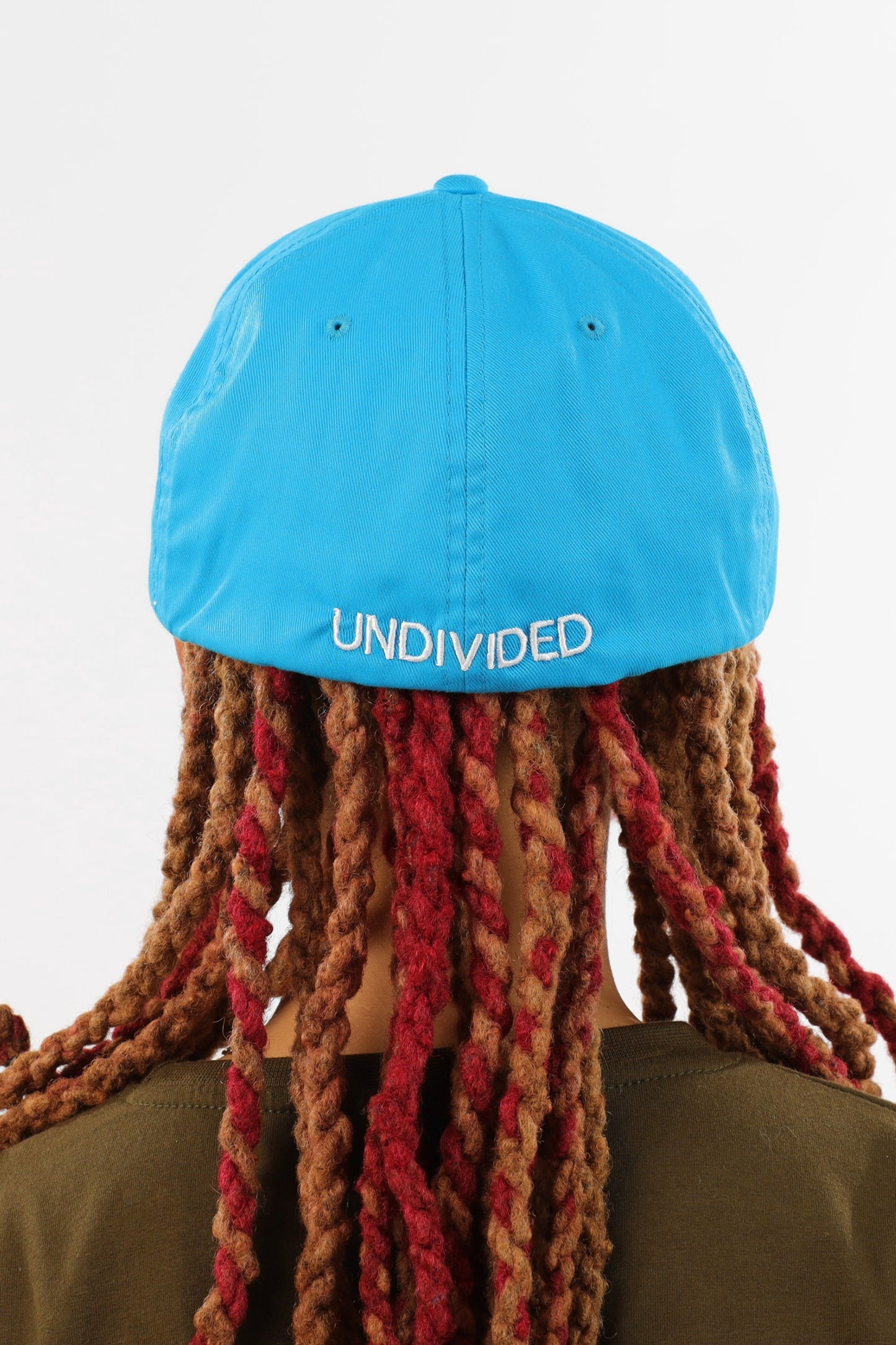 XL - XXL FITTED CAP ( Blue & White)