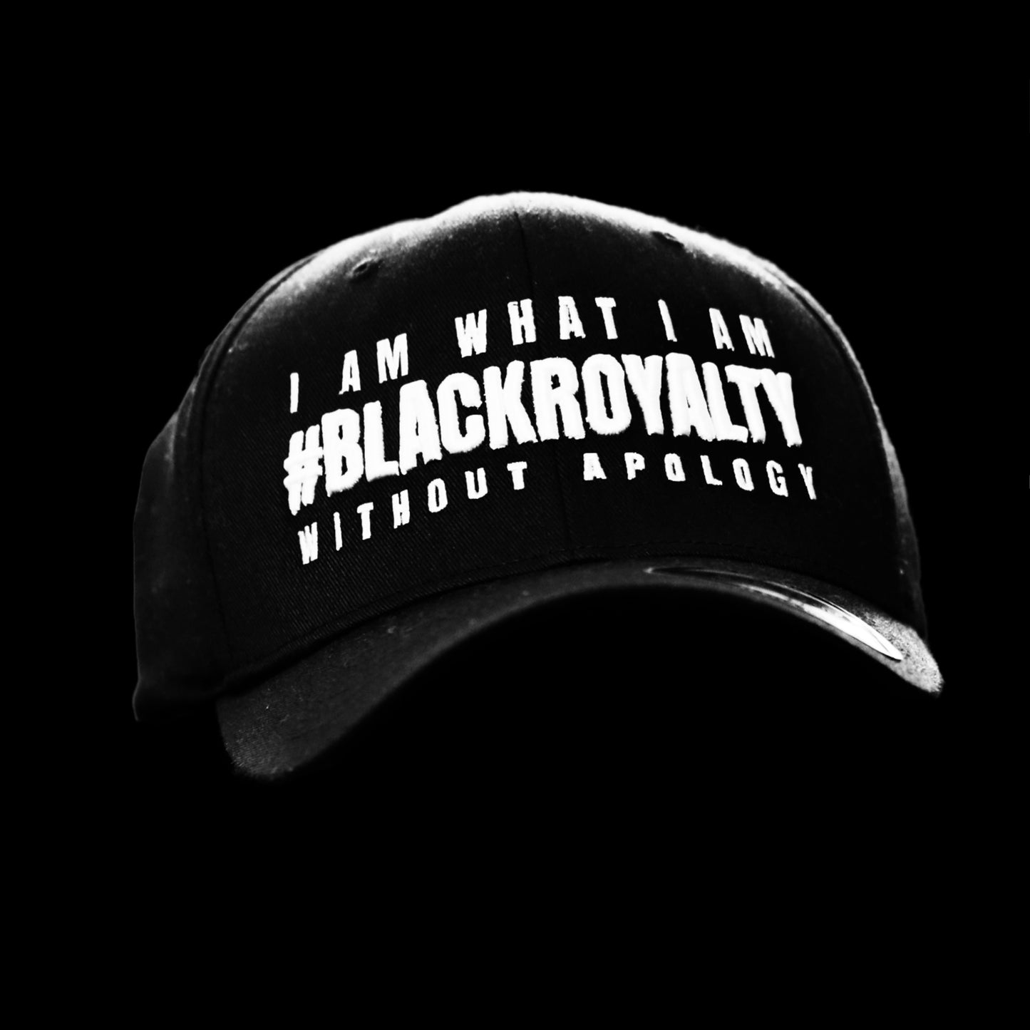 BLACK ROYALTY Fitted Cap