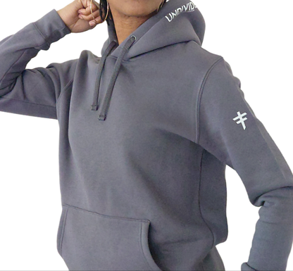 Women's Graffiti Grey Undivided Brushed Fleece Tracksuit