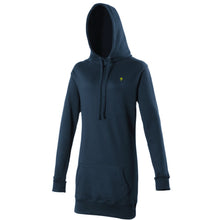 Load image into Gallery viewer, Women&#39;s Longline Hoodie (French Navy)
