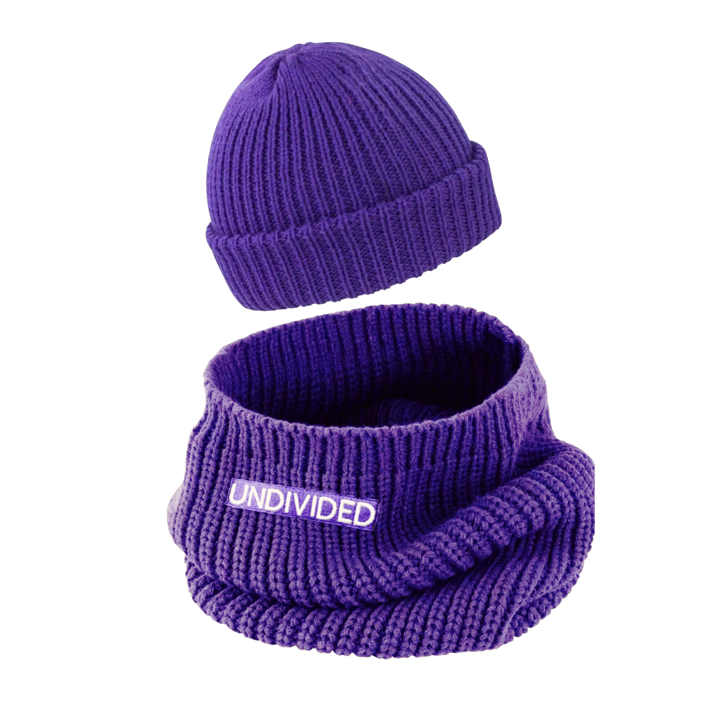 Purple Snood set undivided 