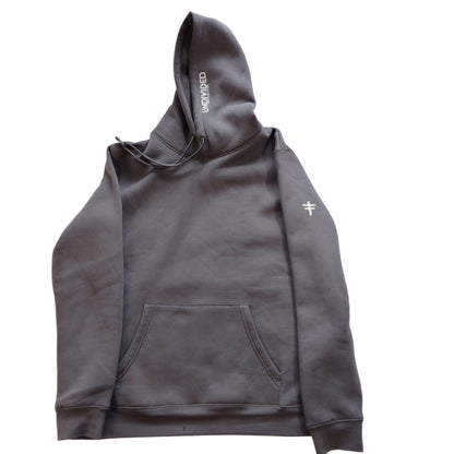Graffiti Grey Undivided Brushed Fleece Hoodie / Jumper / Zoodie