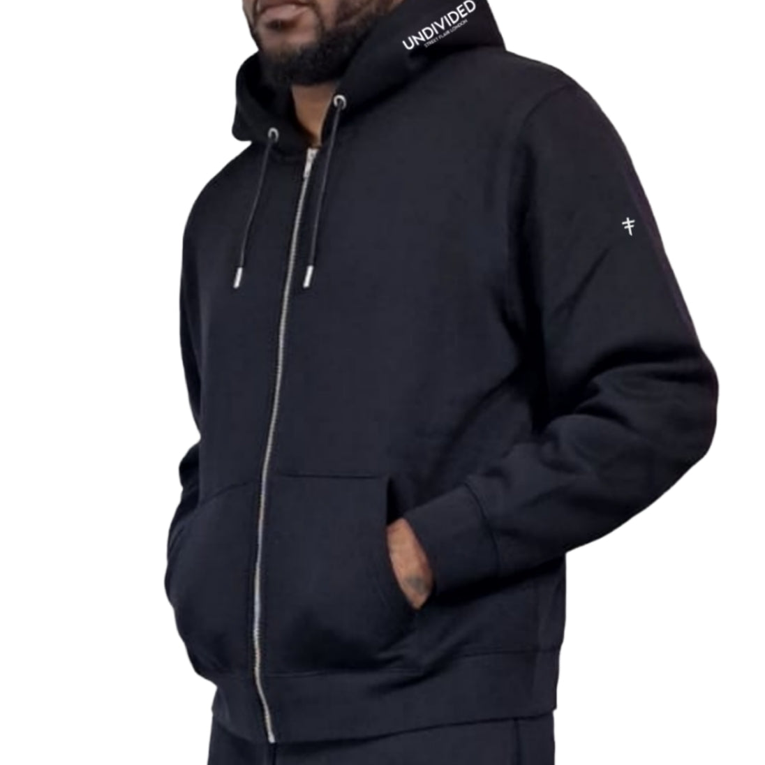 Men's Black Undivided Flare Legged Tracksuit