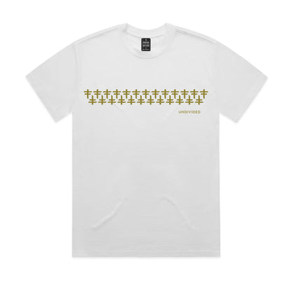 White UNDIVIDED Interlocking T Shirt