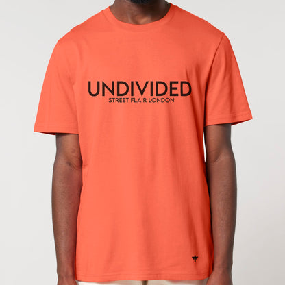 Burnt Orange UNDIVIDED Ribbed Neck T Shirt
