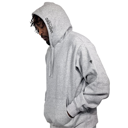 Heather Grey Undivided Brushed Fleece Hoodie