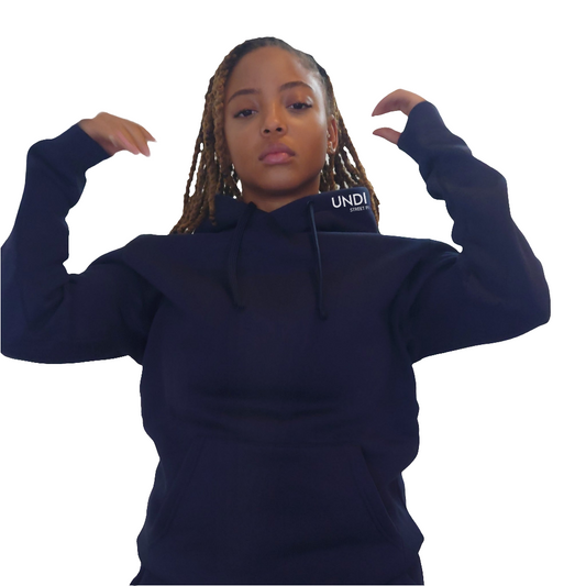 Women's Navy Blue Undivided Brushed Fleece Tracksuit