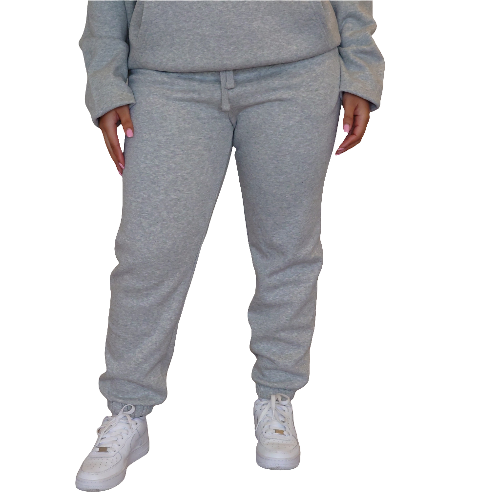 Women's Graffiti Grey Undivided Brushed Fleece Tracksuit