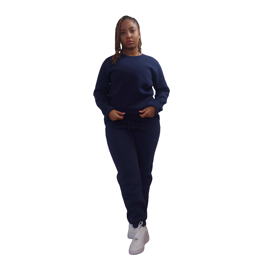 Women's Graffiti Grey Undivided Brushed Fleece Tracksuit