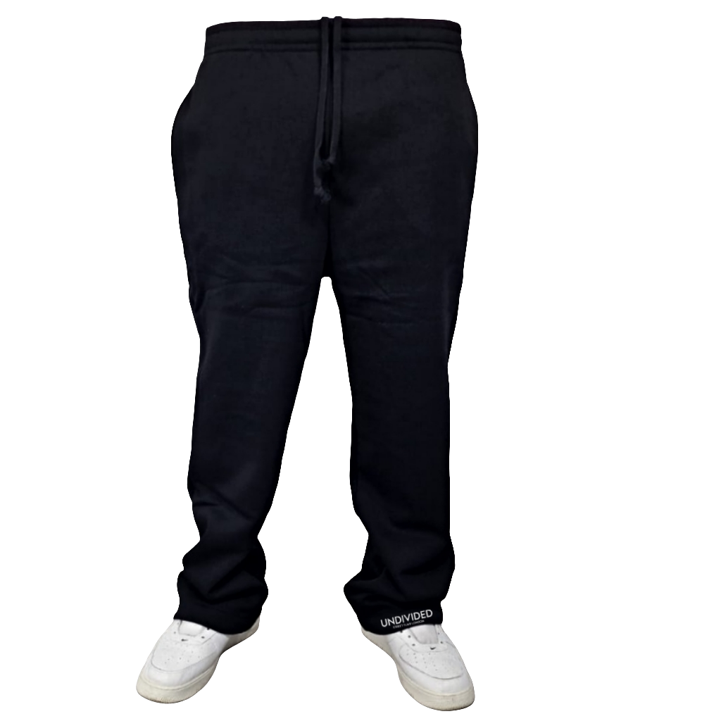 Men's Black Undivided Flare Legged Tracksuit