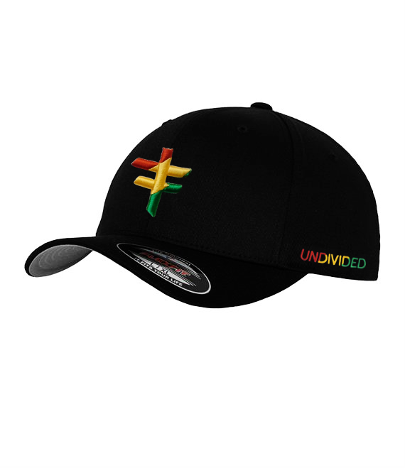 Africa Undivided Fitted Cap (Black)