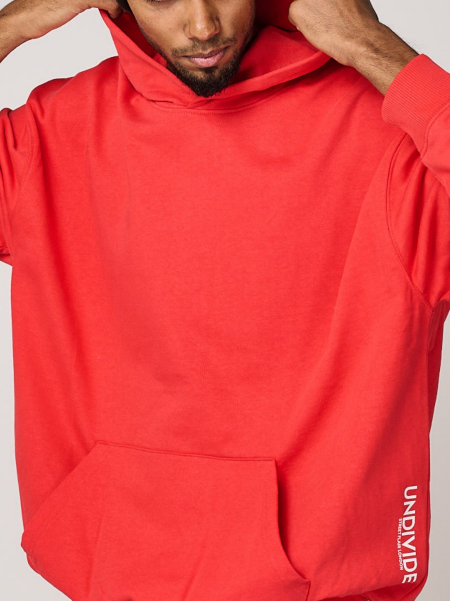 Flaming Red Stringless Hoodie