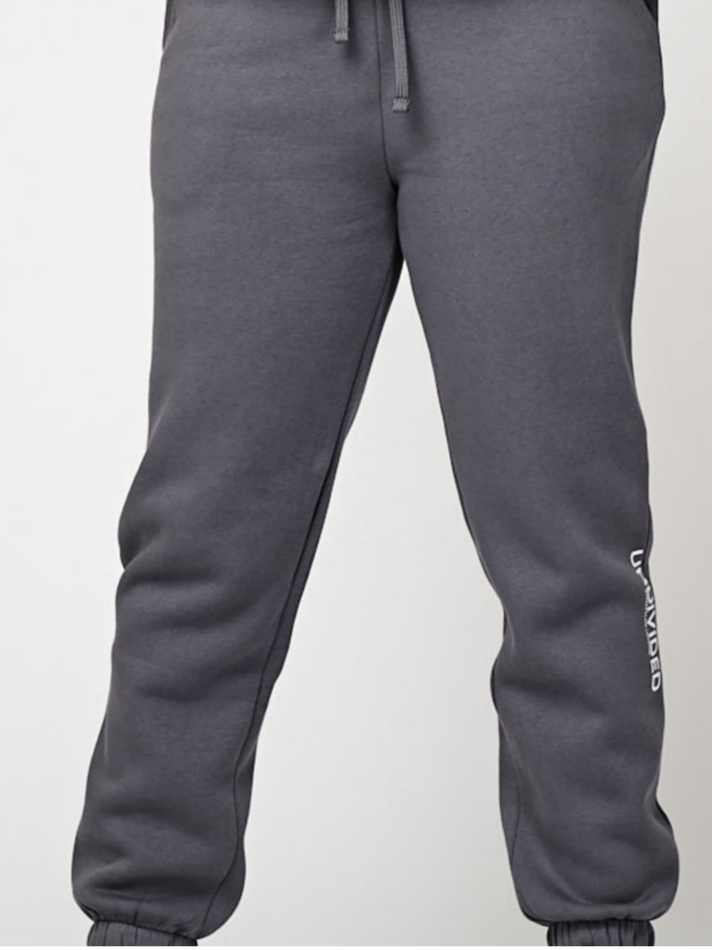 Graphite Grey Cuffed Tracksuit Bottoms