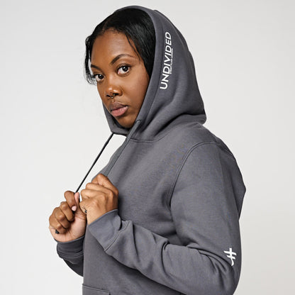 Graffiti Grey Ladies Premium Hoodie