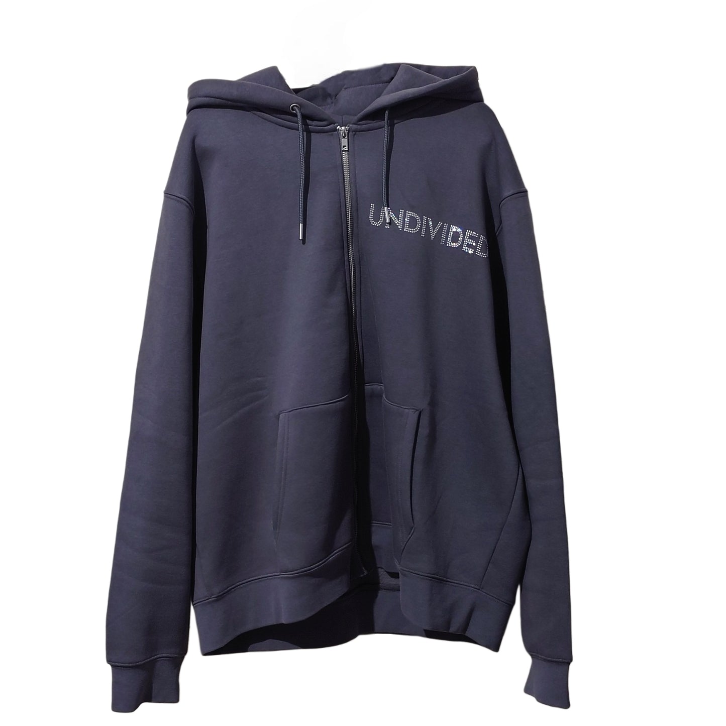Graphite Grey Zip Up Undivided Premium Hoodie