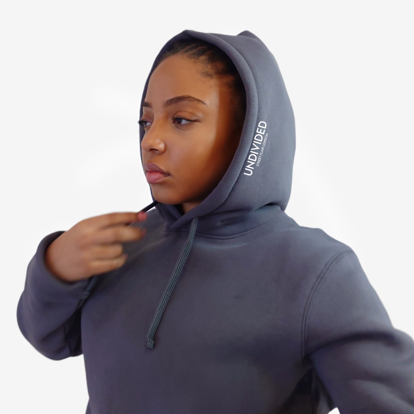 Women's Graffiti Grey Undivided Brushed Fleece Tracksuit