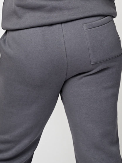 Graphite Grey Cuffed Tracksuit Bottoms