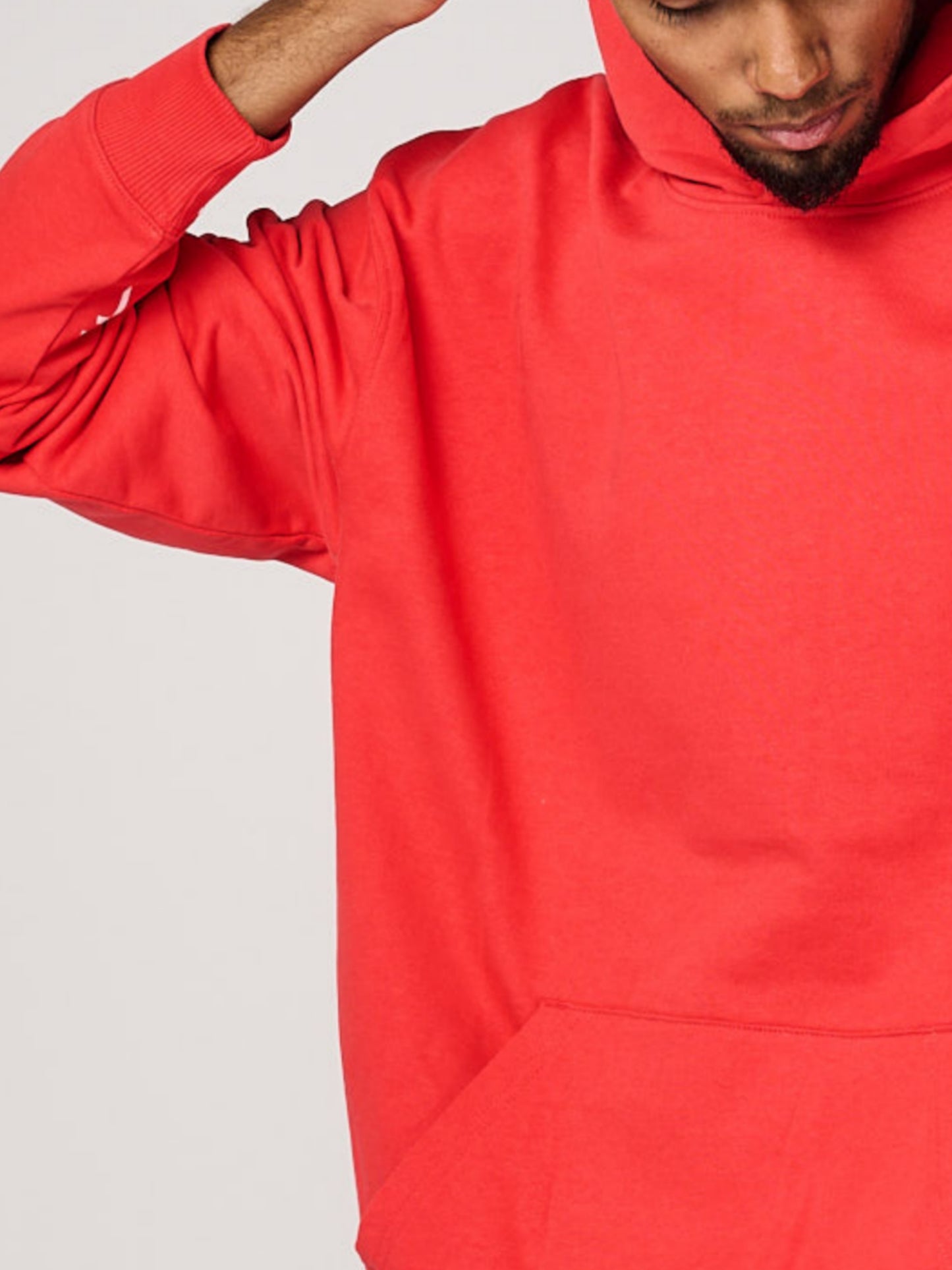 Flaming Red Stringless Hoodie