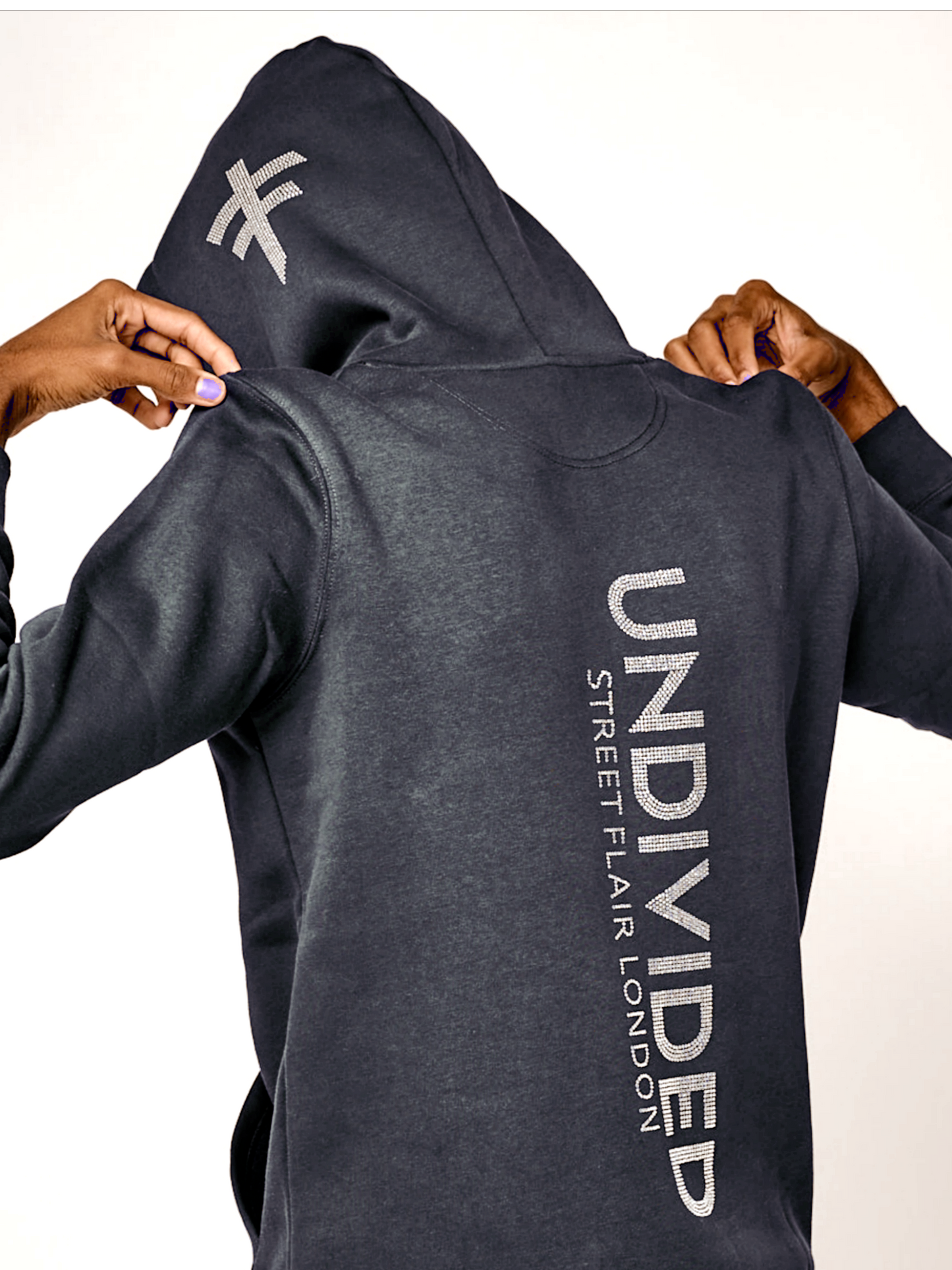 Men's Black Undivided Brushed Fleece Tracksuit