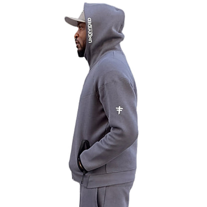 UNDIVIDED Grafitti Grey Tech Fleece Short Tracksuit