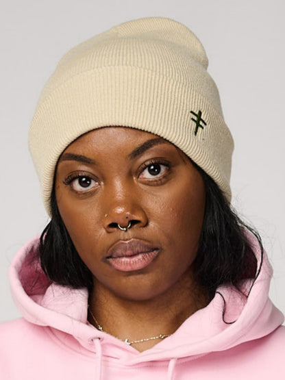 Sand Undivided Beanie