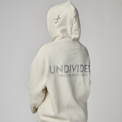 Oversized Ecru Ladies Premium Hoodie