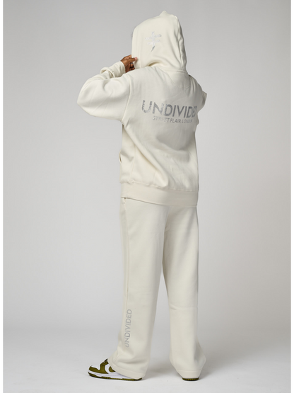 Women's Ecru Undivided Oversized Premium Tracksuit