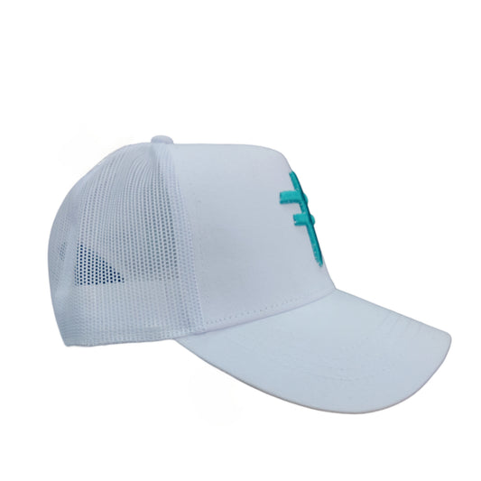 White Trucker Cap