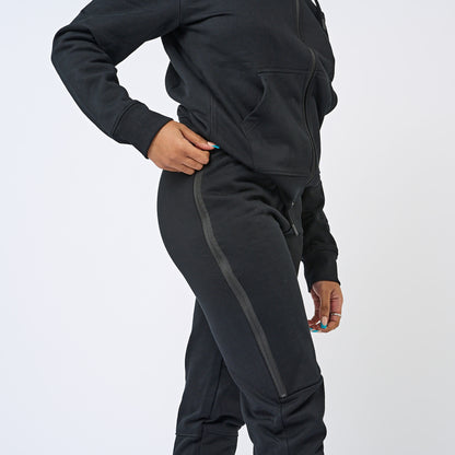 Black UNDIVIDED Zip-Up Tracksuit