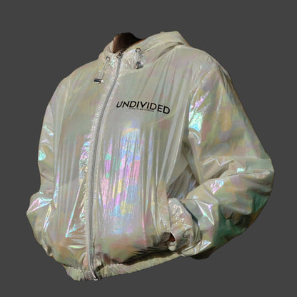 UNDIVIDED Waterproof Shimmering Muted Camouflage Hooded Zip Up Jacket