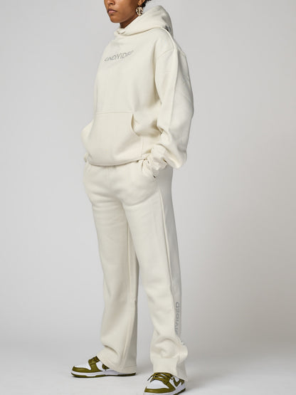 Women's Ecru Undivided Oversized Premium Tracksuit