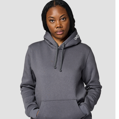 Graffiti Grey Ladies Premium Hoodie