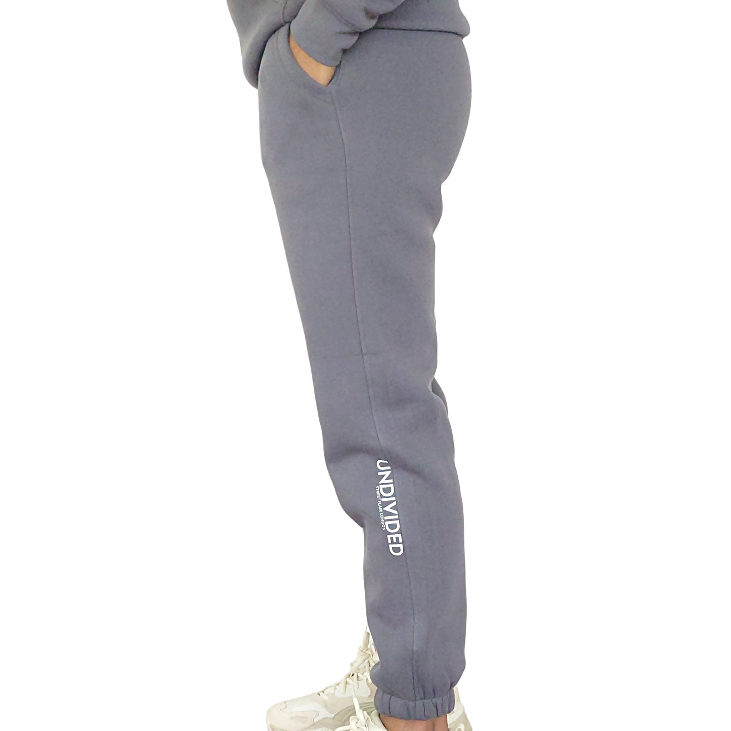 Women's Graffiti Grey Undivided Brushed Fleece Tracksuit