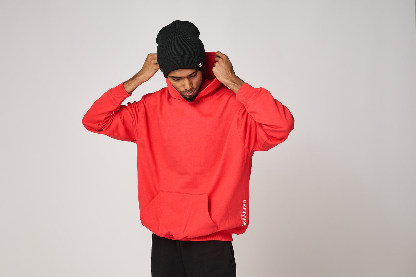 Flaming Red Stringless Hoodie