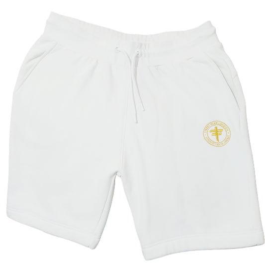 White Jogger Shorts